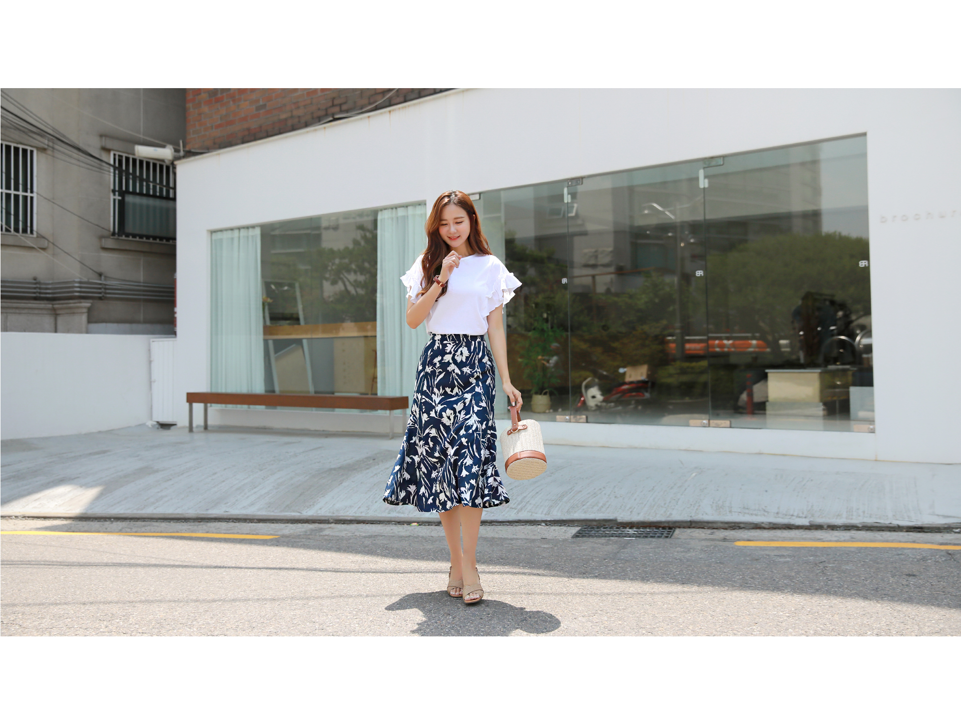 [세딘 린넨스커트] 클릭앤퍼니 [세딘 린넨스커트]