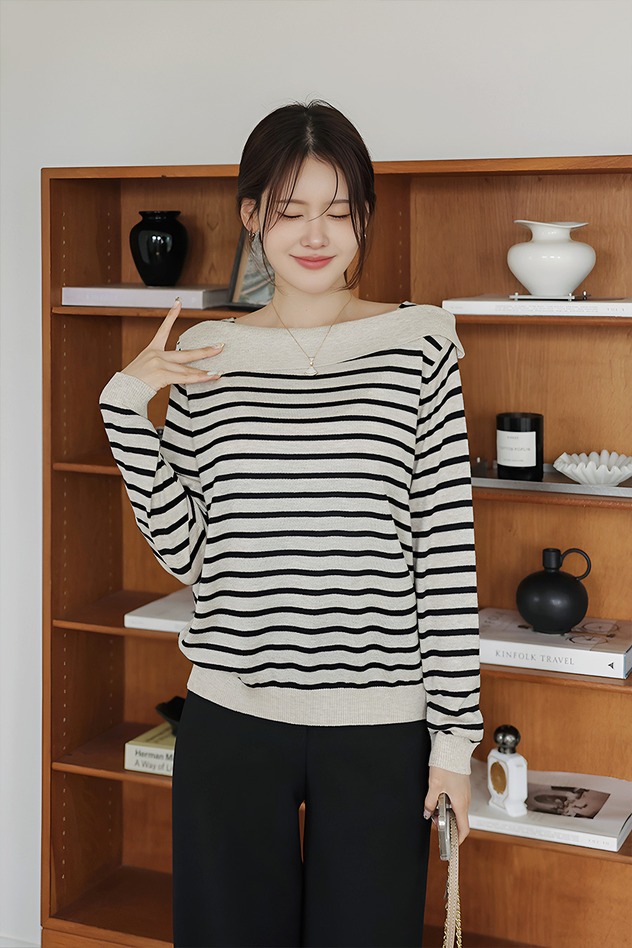 팬스트라이프 보트넥니트